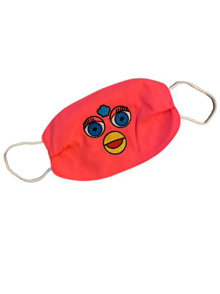 FURBY FACE MASK BRIGHT PINK